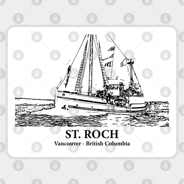 St. Roch - Vancouver BC Magnet by Lakeric